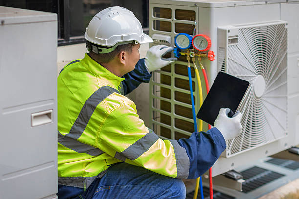 Professional Hvac Maintenance technician working in American Fork, UT